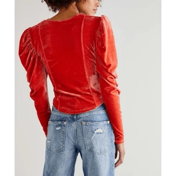 Free People X REVOLVE Hold Me Top in Crush Blush Size Medium - Picture 3 of 10